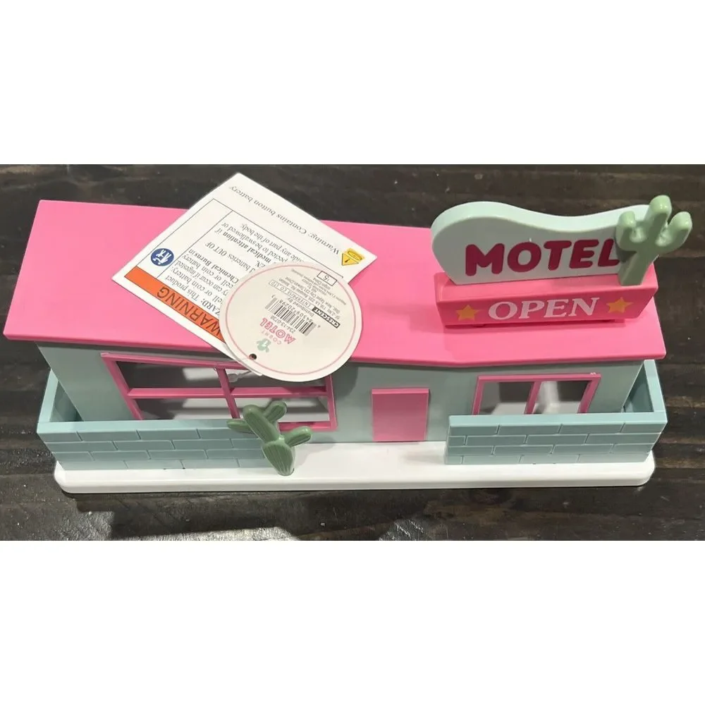 ~NWT~ Lighted MOTEL Decor Target Bullseye Playground Summer Light Up NEW Pink